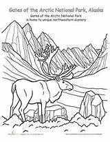 Coloring Pages National Park Rocky Mountains Mountain sketch template