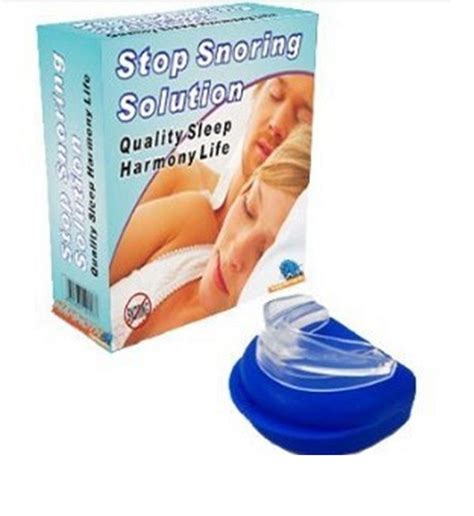 stop snoring solution custom fit anti snore mouthpiece guard device