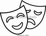 Mask Drawing Masks Easy Purge Drama Theatre Drawings Paintingvalley Getdrawings sketch template