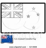 Zealand Flag Coloring Clipart Sample Illustration Royalty Perera Lal Vector 2021 sketch template