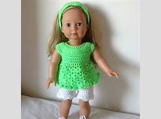 PDF Crochet pattern for 18 inch doll, American Girl Doll or Gotz doll