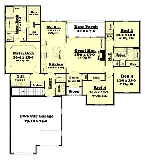 split bedroom floor plans  basement flooring ideas
