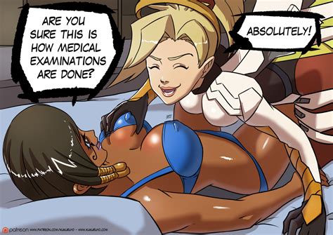 mercy examines pharah overwatch lesbians sorted by position luscious