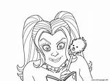 Quinn Coloring Pages Harley Dc Universe Printable Print Color sketch template