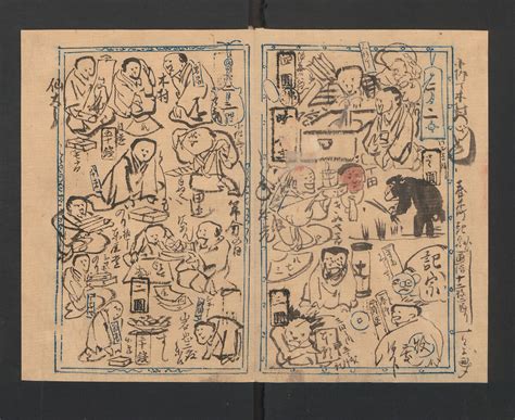 Kawanabe Kyōsai Illustrated Diary Japan Meiji Period 1868–1912