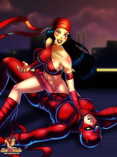 Futa Elektra Dominates Daredevil Defenders Hentai