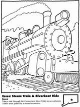 Riverboat Kids Essex Drawing Train Steam Getdrawings sketch template