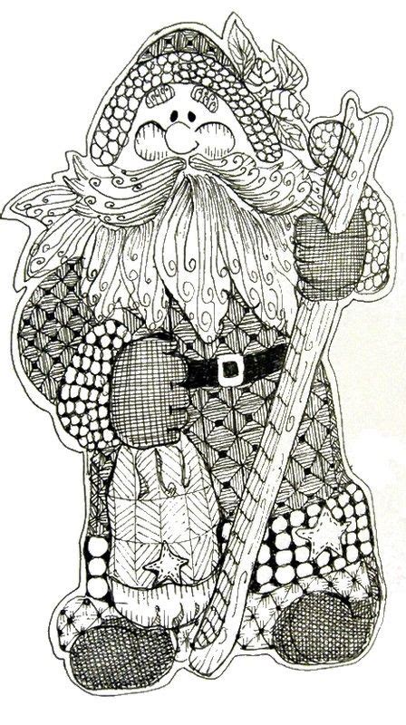 santa claus  christmas coloring pages  adults  coloring pages