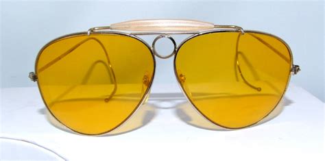 ray ban yellow lens shooting glasses heritage malta