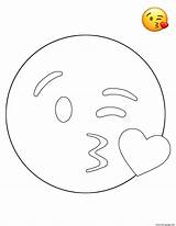 Emoji Coloring Kissing Sheets Pages Smiley Sheet Coloriage Printable Dessin Print Dora Adult sketch template
