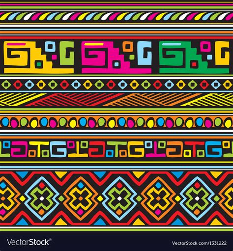 African Pattern Royalty Free Vector Image Vectorstock