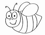 Bee Coloring Pages Bees Cute Printable Color Bumblebee Colouring Sheets sketch template