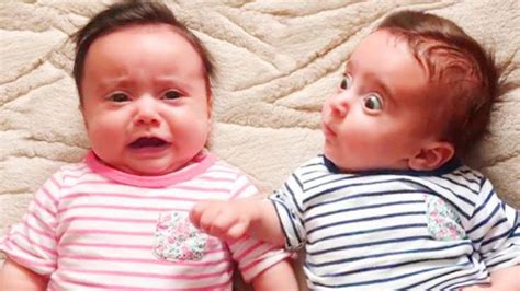 funniest  cutest twin babies funny baby