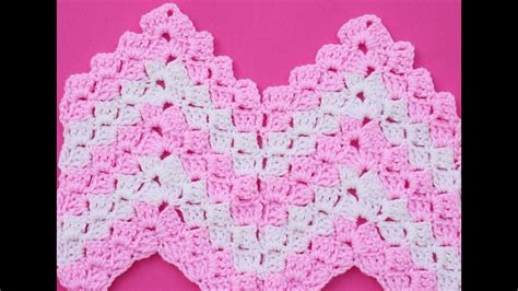 Stitch Crochet Zig Zag Very Easy Youtube