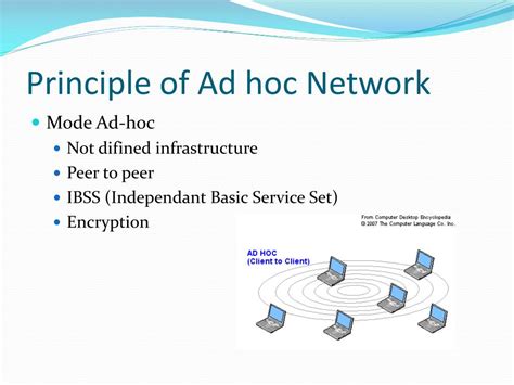 difference  ad hoc network  network infrastructure powerpoint  id