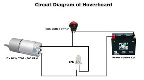 hoverboard circuit diagram   work