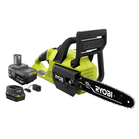 Ryobi 18v One Hp 10 Inch Brushless Lithium Ion Cordless Chainsaw With