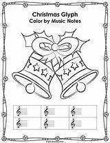 Music Christmas Color Teacherspayteachers Symbol sketch template