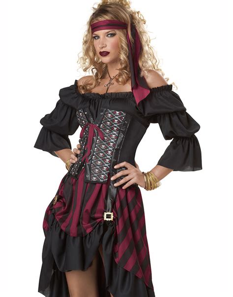 steam punk renaissance pirate wench womens sexy halloween corset costume ebay