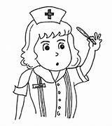 Nurse Coloring Pages Community Printable Helpers Momjunction sketch template