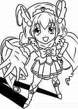 Coloring Glitter Force Pages Doki Comments sketch template