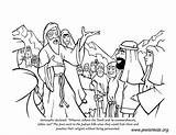 Coloring Pages Jewish Chabad Kids Chanukah sketch template