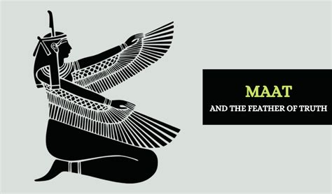 maat  egyptian goddess   feather  truth symbol sage