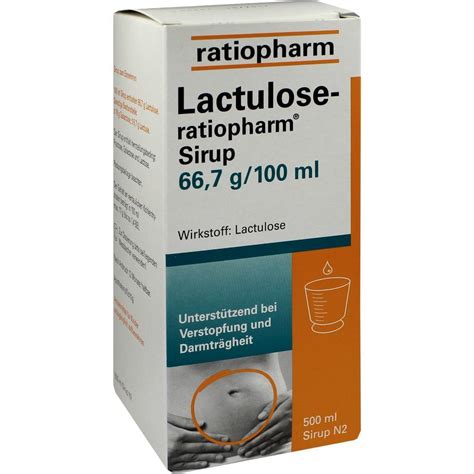 lactulose ratiopharm sirup pzn  deine paracelsus apotheke