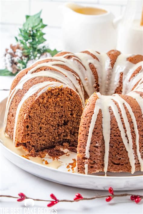 gingerbread bundt cake recipe   cake recipes
