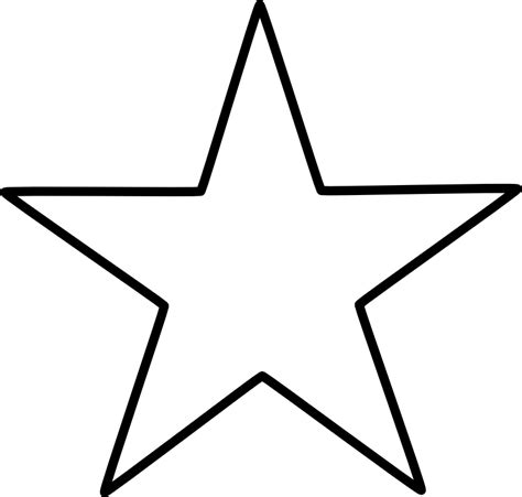 large star template printable   large star template