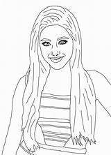 Coloring Pages Ariana Grande Victorious Icarly Celebrity Printable Book Colouring Famous Drawing Print Swift Taylor Color Big Getcolorings Rush Time sketch template