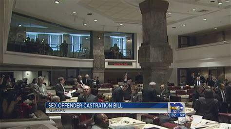 ala lawmaker lobs bill to castrate sex offenders youtube