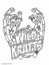 Kratts Wild Coloring Pages Printable Print Colouring Kids Krats Discs Color Bestcoloringpagesforkids Wildkratts Sheets Birthday Creatures Power Getdrawings Getcolorings Cartoons sketch template