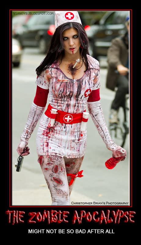 Nsaney Z Posters Ii Sexy Nurse Zombie Apocalypse Part Deux