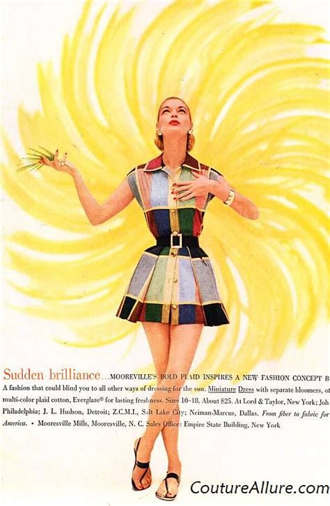 Couture Allure Vintage Fashion Tom Brigance Playsuit 1955 Retro
