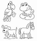Coloring Pages Animal Kids Printable Colouring Summer Bhg Choose Board Sheets Friends sketch template