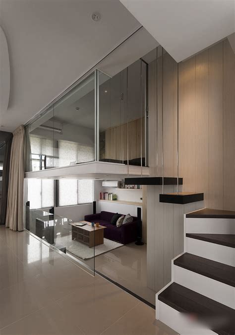 modern small apartment  open plan  loft bedroom idesignarch interior design