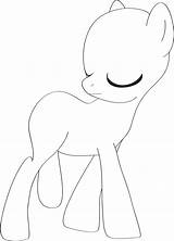Base Pony Mlp Little Eyes Template Coloring Sketch Pages Deviantart sketch template