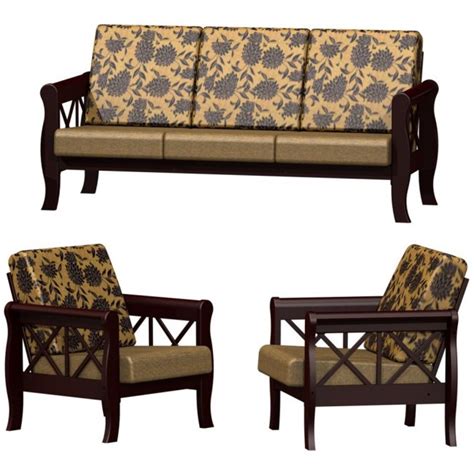 designer wooden sofa set