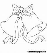 Christmas Coloring Pages Detailed Bell Book Color Printable Popular sketch template