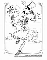 Squelette Personnages Coloriage Coloriages sketch template