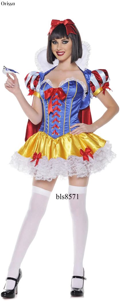 Sexy Snow White Costume For Women Adult Halloween Fancy Dress In Sexy