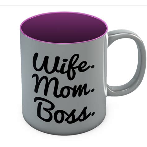 Wife Mom Boss Coffee Mug Mother S Day T Idea Unique