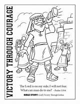 Color Coloring Bible Pages Vbs Victory Jericho Kids Choose Board Battle sketch template