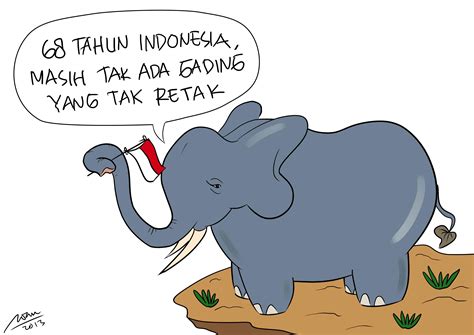 gambar gajah kartun auto design tech