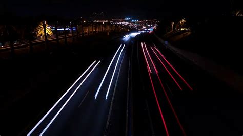 cars   road night time lapse  copyright video  youtube