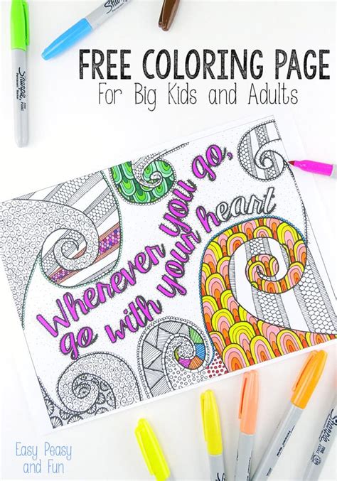gambar  coloring page adults easy peasy fun printable pages seniors