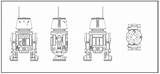 R5 Astromech Series Custom Wingzero Line Deviantart sketch template