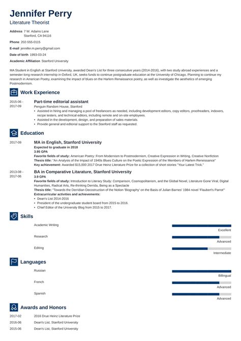 scholarship resume examples template  objective