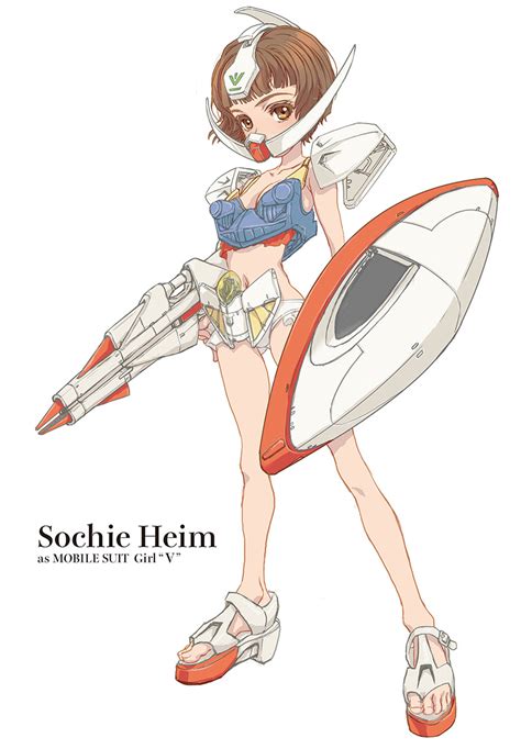 Turn A Gundam Loran Cehack And Sochie Heim Gundam And 1 More Drawn